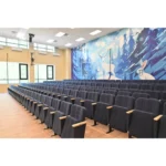 Театральное кресло Компакт в зале с тематическим оформлением стены