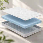 Конструкция матраса Делоне 80х190: жаккардовый чехол и блок ElasticFoam