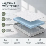 Матрас Делоне 90х190 для гостиниц, общежитий и социальных объектов